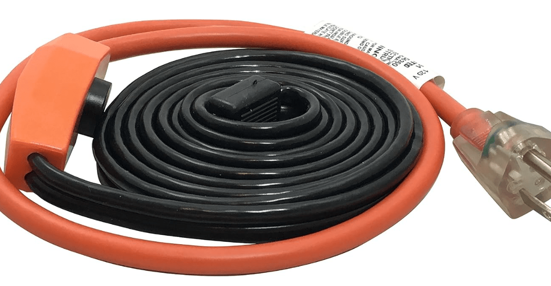 Frost King HC6A Automatic Electric Heat Kit Heating Cables, 6 Feet, Black