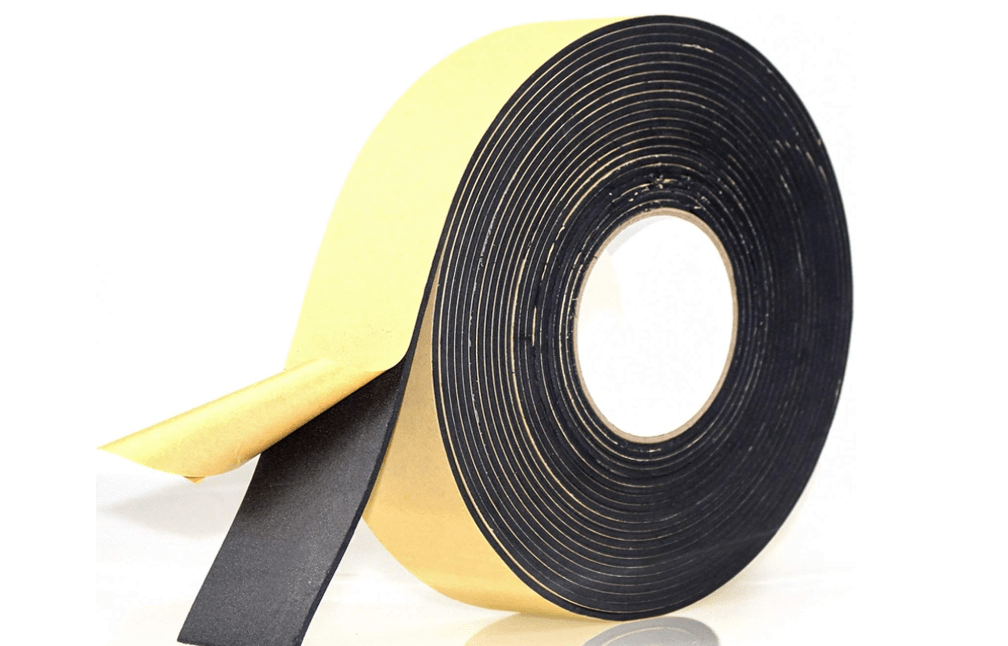 Foam Insulation Tape Adhesive High Density, Seal, Doors, Weatherstrip, Waterproof, Plumbing, HVAC, Windows, Pipes, Cooling, Air Conditioning
