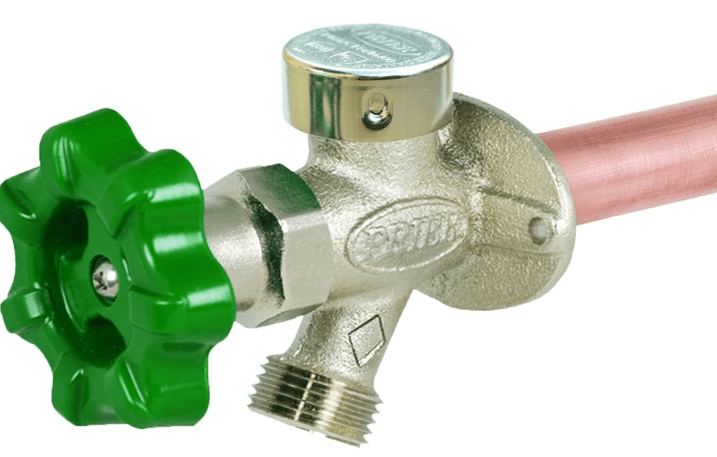 
Prier P-164X10 10-Inch Quarter Turn Anti-Siphon Wall Hydrant with Soft Grip Handle and 1/2-Inch Crimp Pex