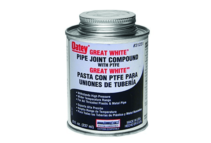 Oatey Great White White Pipe Joint Compound 8 oz