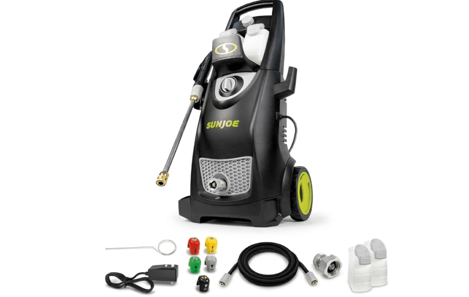
Sun Joe Pressure Washer, Electric Power Washer, 2500 Max PSI, SPX3000 | Heavy-Duty 2500 Max PSI (2030 PSI PWMA Rated)-Portable Cleaning