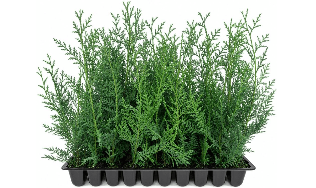 Leyland Cypress | 20 Live Plants | Cupressus × leylandii | Fast Growing Evergreen Trees | Privacy Hedge Plants for Landscaping