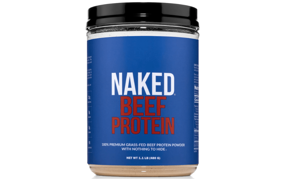 
Naked Beef Protein Isolate - Grass Fed European Beef Bones, 21g Protein, 0g Carbs, Collagen, Amino Acids, Dairy Free, No Artificial Ingredients, Paleo Keto