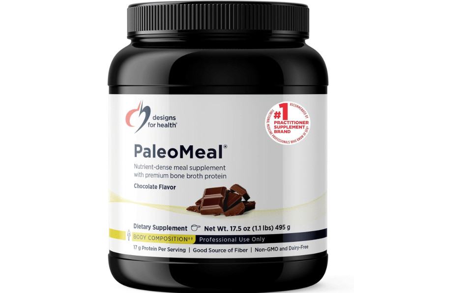 
Designs for Health Pure PaleoMeal - Bone Broth Protein Powder with 17g Protein, Meal Replacement Shake Dietary Supplement with Active Folate + Chelated