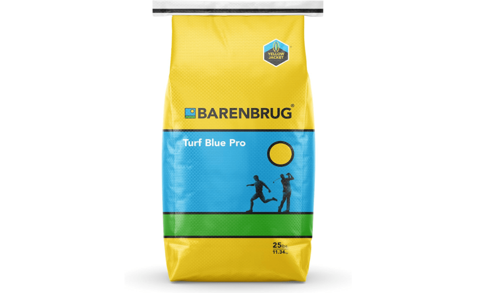 
Barenbrug Turf Blue Pro Kentucky Bluegrass Lawn Seed with Yellow Jacket Seed Coating, All-Season Durable Grass Mix for Lawns, 25-lb. Bag