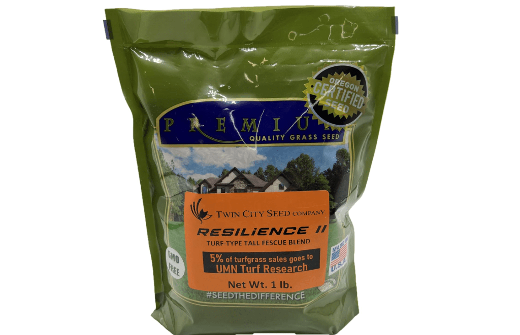 Twin City Seed Co. Resilience II Lawn Grass Seed Mixture, 1lb | Five-way blend of top-performing NTEP tall fescue cultivars