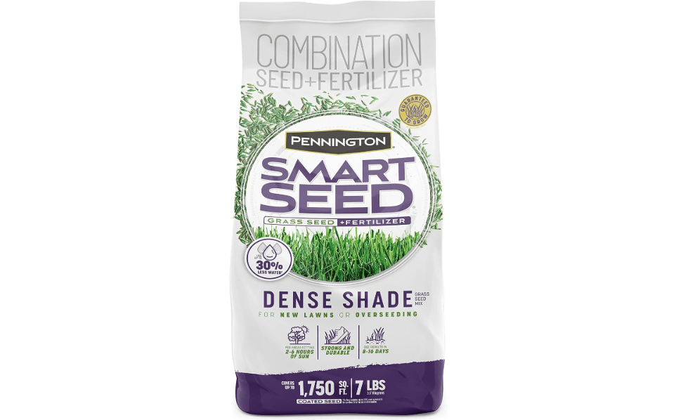 
Pennington Smart Seed Dense Shade Mix Grass Seeds for Lawn, 7 Lb | Tall Fescue, Perennial Ryegrass, Kentucky Bluegrass, Lawn Grass Seed for Shade