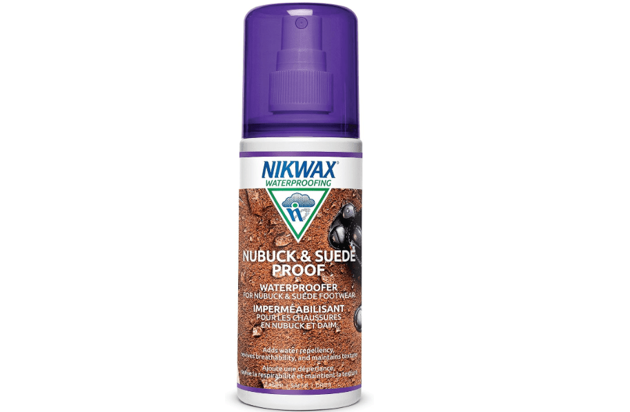 Nikwax Nubuck & Suede Proof, 125ml, Spray-On Waterproofing Restores DWR Water Repellency in Textured Leather Footwear, Shoe & Boot Care and Rain