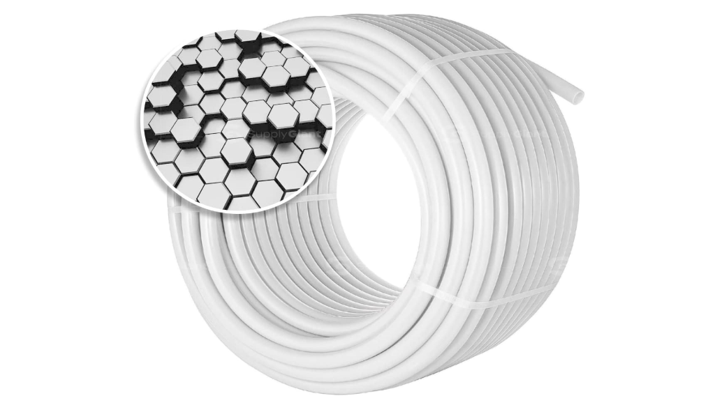 Supply Giant QGX-X1100 PEX Tubing for Potable Water, Non-Barrier Pipe 1 in. x 100 Feet, White