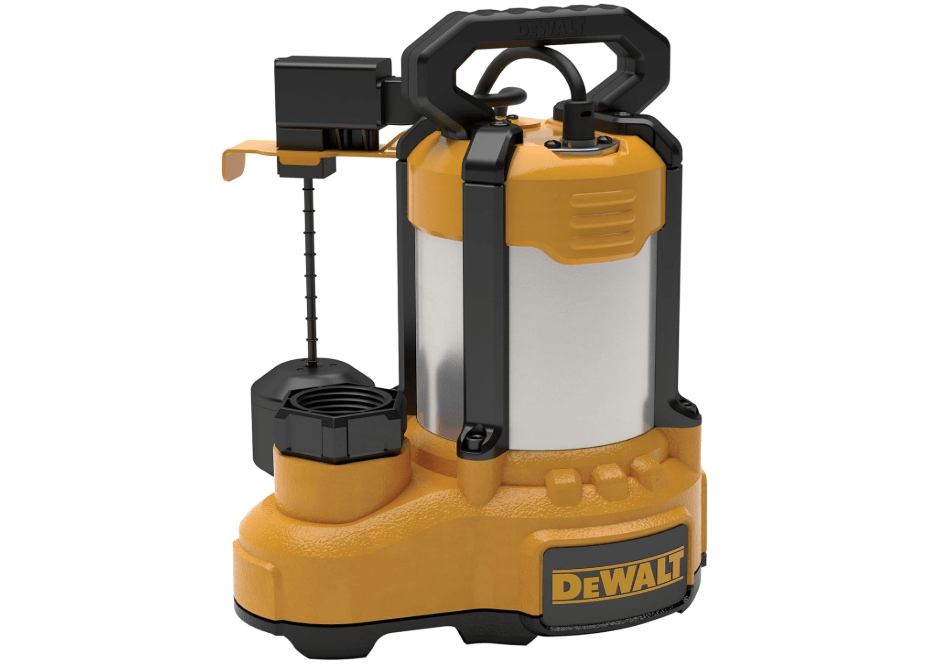 DEWALT DXWP62583 1/2-HP Stainless Steel/Cast Iron Submersible Automatic Sump Pump