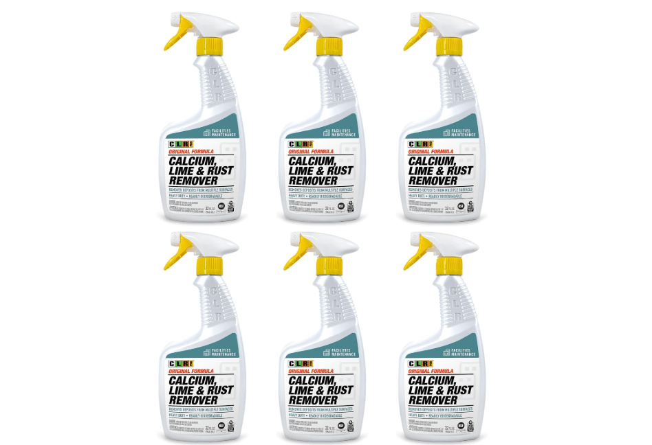 CLR PRO Calcium, Lime & Rust Remover - Quickly Removes Calcium and Lime Deposits, Stubborn Rust Stains, and Household Hard Water Deposits