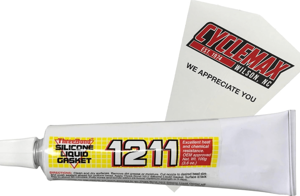 Cyclemax One Pack compatible with Kawasaki Three Bond Engine Silcone Gasket 1211-3.5oz. TB1211 Contains One 1211 and a Funnel