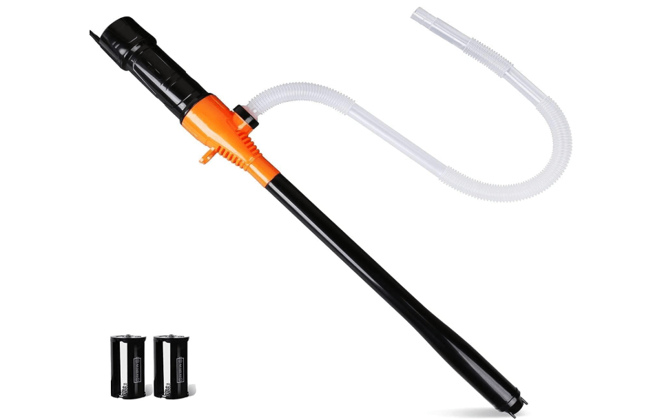 HORUSDY Battery Portable Battery Operated Gas & Water Pump, Powered Fuel Transfer Pump, 2.2GPM Gasoline & Liquid Siphon Pump, Automatic