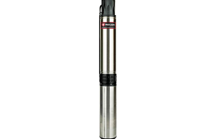 Red Lion RL12G15-3W2V Submersible Well Pump, 1-1/2 HP, 3-Wire, 230V, 12 GPM | Fits 4" wells, Dependable performance for depths to 120', Steel