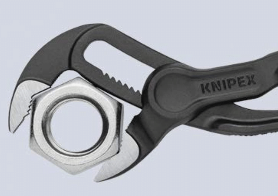 Cobra XS Water Pump Pliers | Hardened Teeth, Self-Locking Clamps