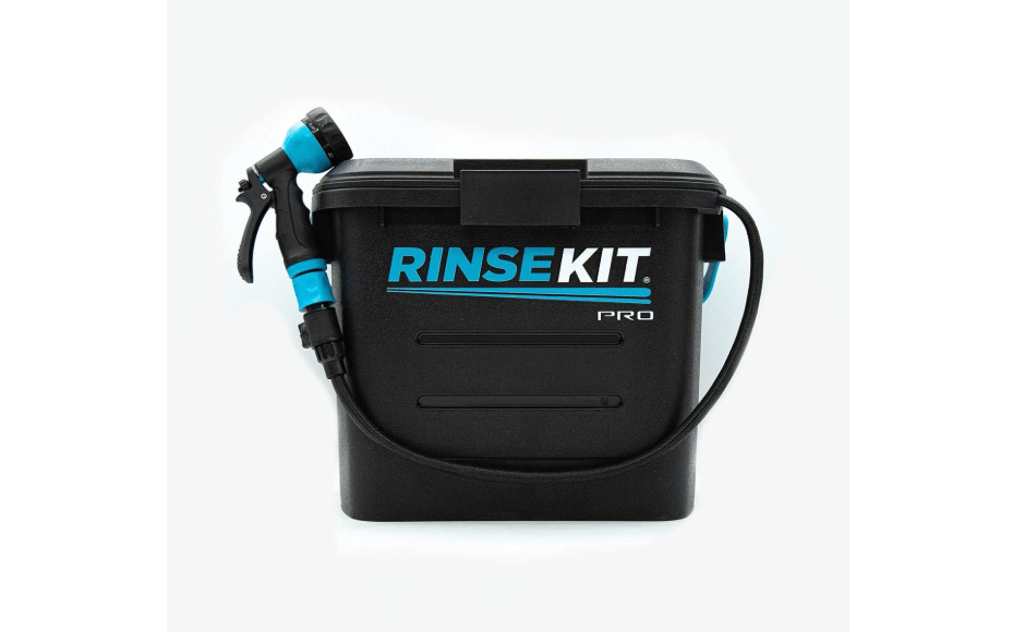 RinseKit PRO Portable Shower 3.5 Gal., High Pressure, Battery Powered, 6 Month Battery Life, Heating Options Available, Perfect for Camping, Beach