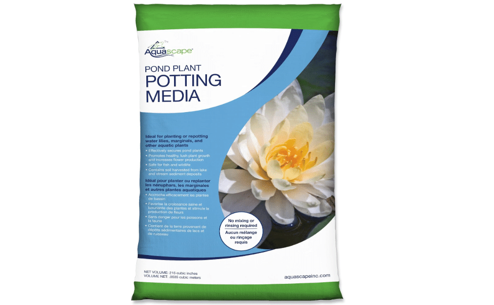 Aquascape Pond Plant Potting Media, Nutrient-Rich Aquatic Soil for Water Gardens, Supports Strong Root Growth, 215 Cubic Inches