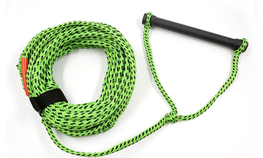 72FT Ski Rope for Waterskis with Handle | Heavy Duty, Wakeboard Rope, Water Sports Lines, Kneeboarding, Wakeboarding