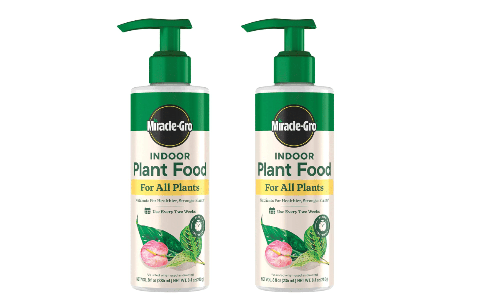Miracle-Gro Indoor Plant Food for All Plants, 8 fl. oz. (2-Pack) | Liquid Plant Food for Indoor Plants, Houseplants, Flowers, Vegetables