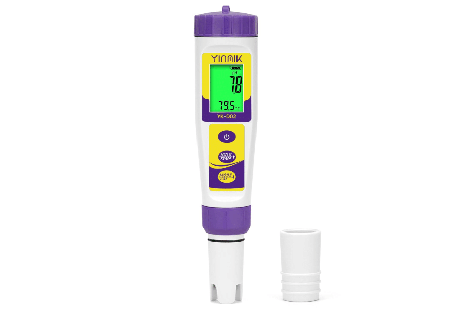 YINMIK Hydrogen Water Tester, 6 in 1 pH TDS H2 EC ORP Temp Meter for Water | Digital TDS H2 Test Pen for Hydrogen Water Tap Water Well Water Hydroponics