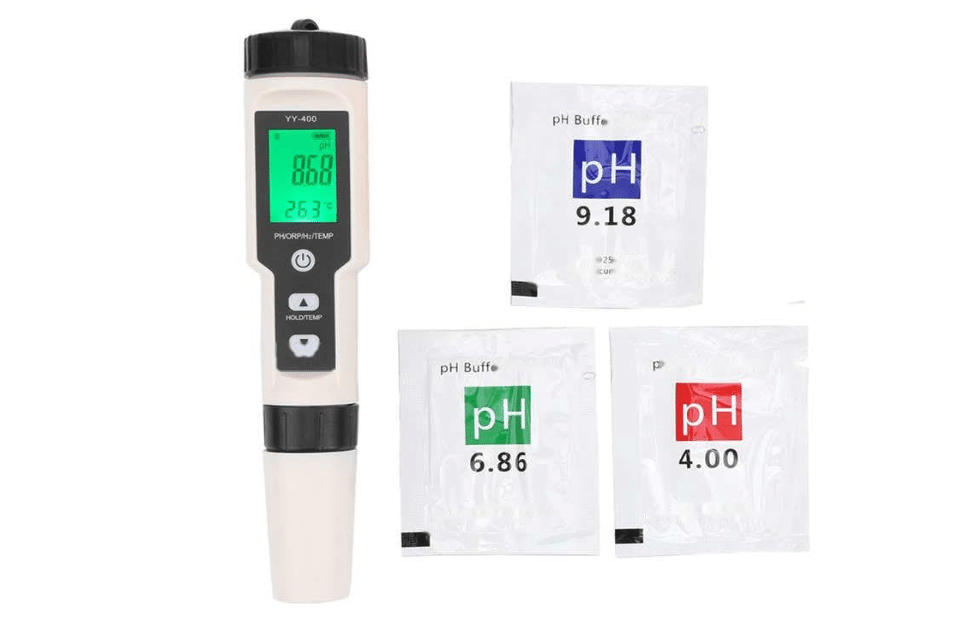 Water Monitor Test Pen Portable 4 in 1 PH ORP H2 Temperature Tester YY-400 Water Meter