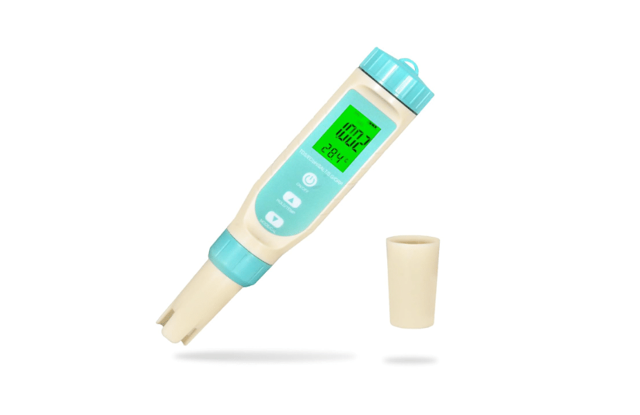 7 in 1 Digital Swimming Pool Water Tester pH and Salt Tester Test The Critical Parameter PH/TDS/Salt/ORP/S.G/Temp/EC Meter with ACT, TDS Meter for Drinking