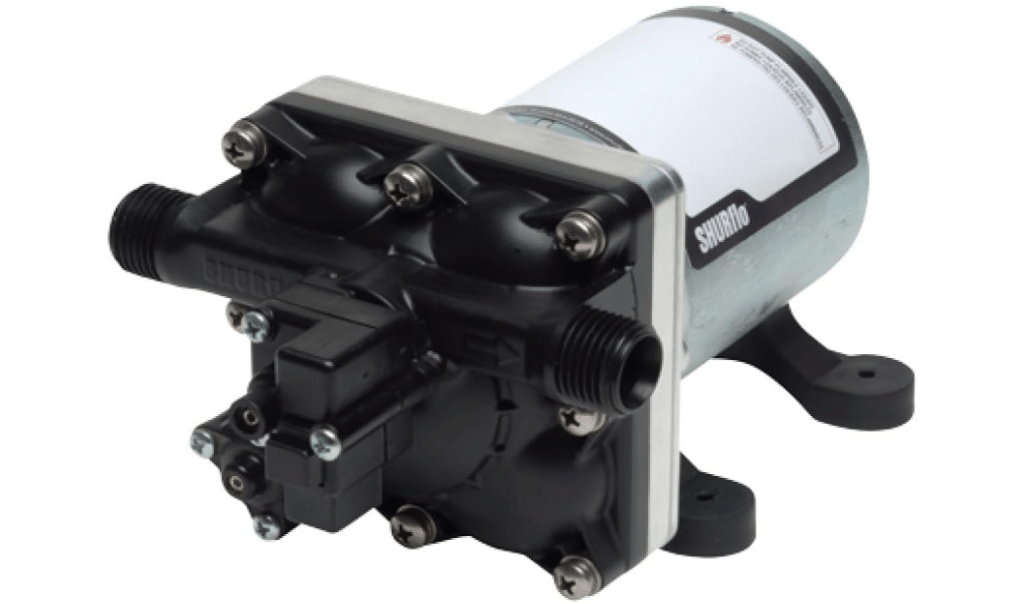PENTAIR SHURFLO Revolution 4008-101-E65 RV Fresh Water Pump 12V 3.0 GPM 55 PSI Quiet Automatic Demand Diaphragm