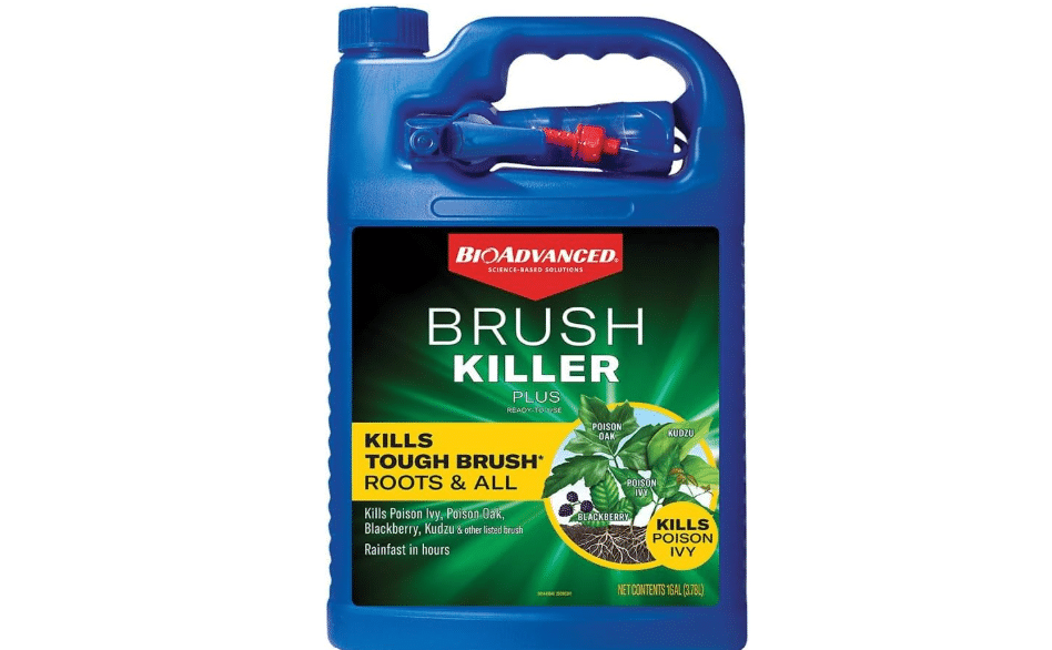 BioAdvanced Brush Killer Plus, Weed Killer Spray, Ready-to-Use, 1 Gallon, Kills Tough Brush Roots