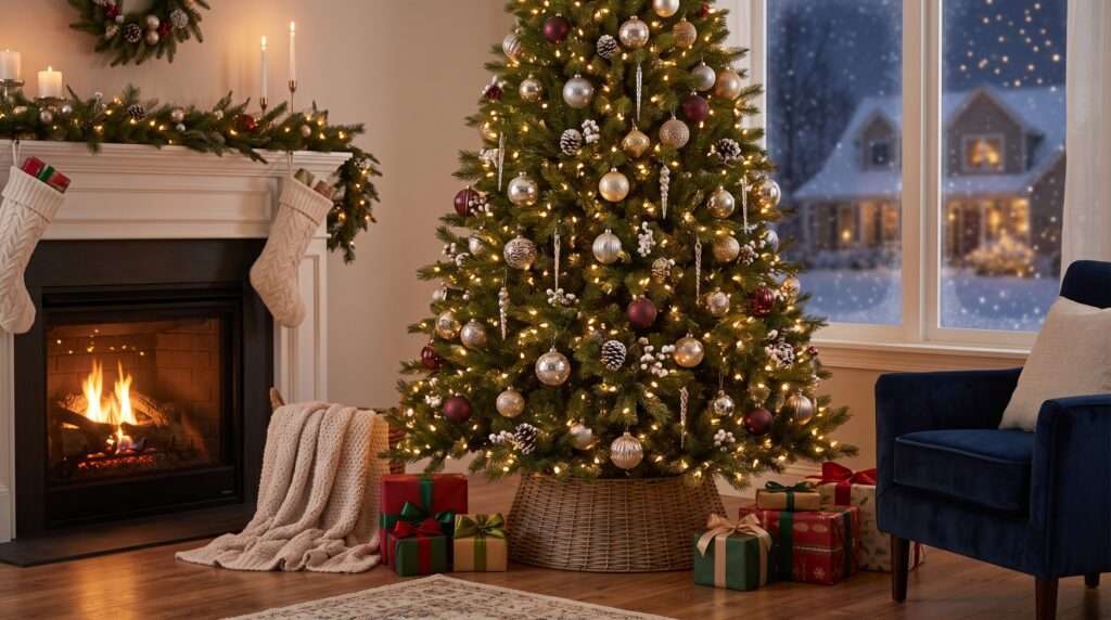 best fake christmas tree with lights