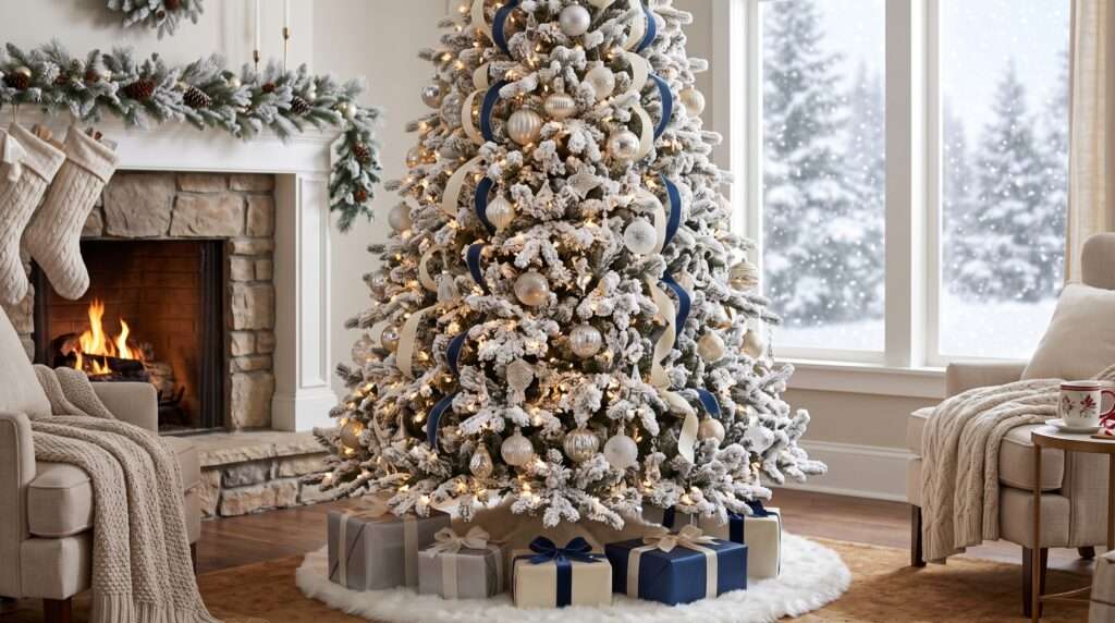 best flocked christmas trees