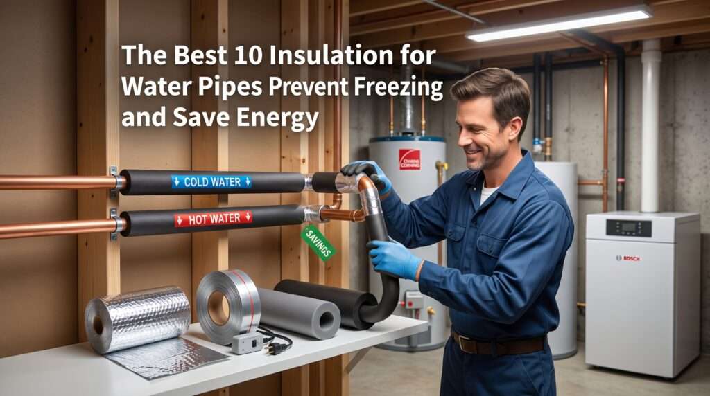 best insulation for water pipes