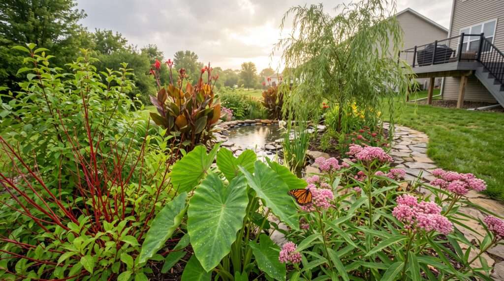 best plants to soak up water