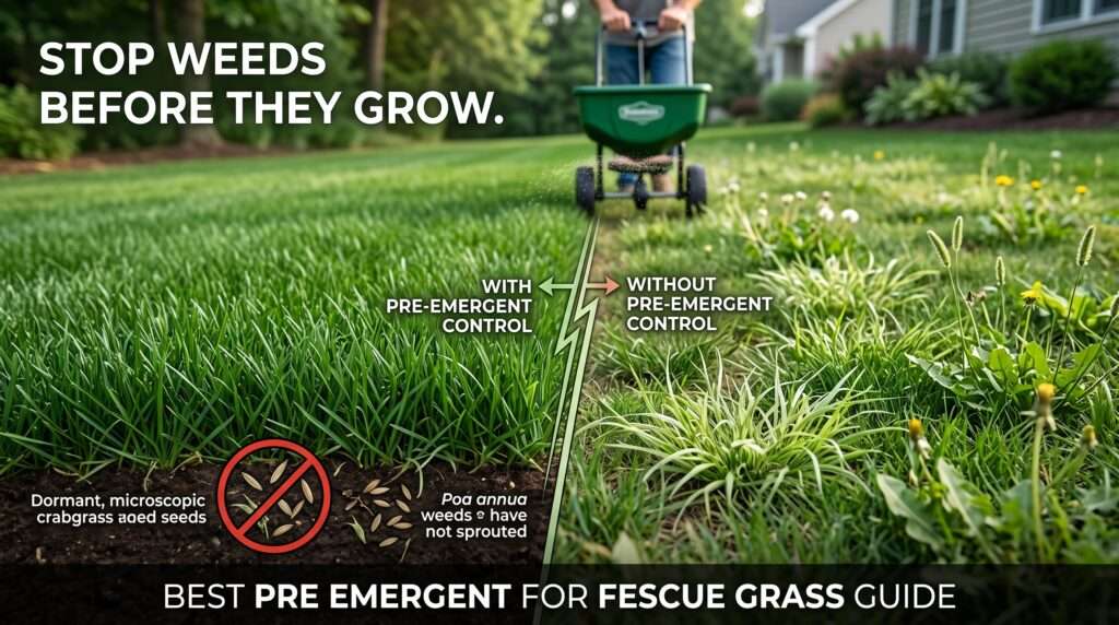 best pre emergent for fescue grass