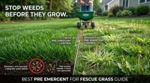 best pre emergent for fescue grass