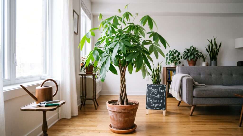 how big do money trees get