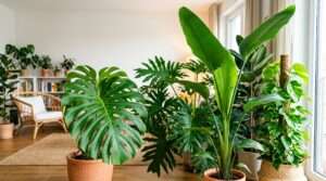 large leaf tropical plants