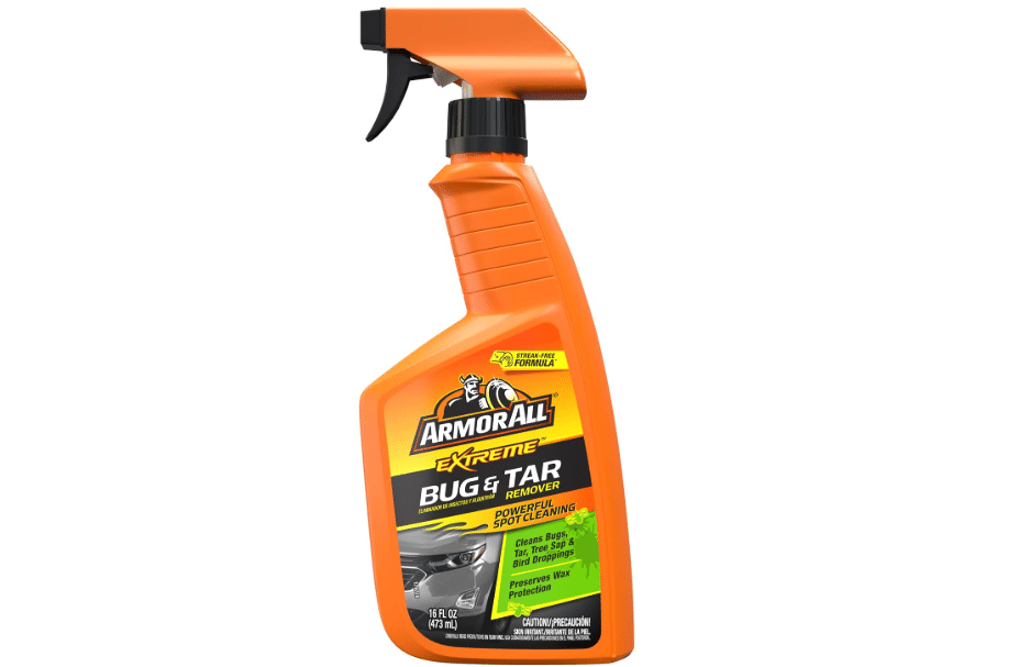 Armor All Extreme Bug and Tar Remover, 16 fl oz Spray Bottle, Spray Cleaner and Car Bug Remover