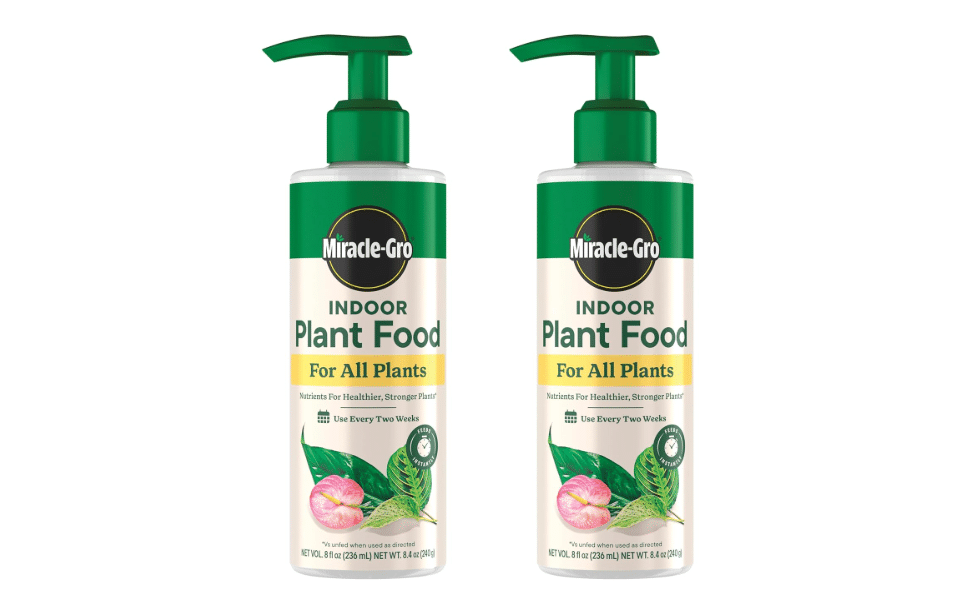 Miracle-Gro Indoor Plant Food for All Plants, 8 fl. oz. (2-Pack) | Liquid Plant Food for Indoor Plants, Houseplants, Flowers, Vegetables, Herbs and More