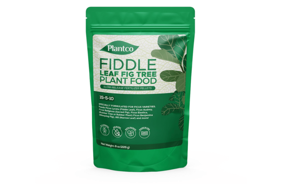 Fiddle Leaf Fig Tree Plant Food - Fertilizer Granules Feed Continuously for 6 Months | NPK 15-5-10 Slow-Release Fertilizer for Potted Fig Leaf and Ficus Plants