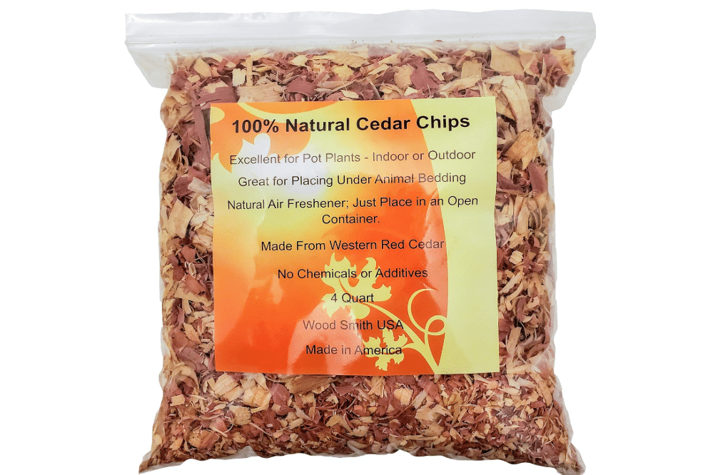 
100% Natural Cedar Shavings | Mulch | Great for Outdoors or Indoor Potted Plants | Dog Bedding