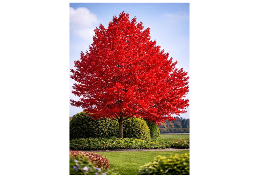  2 Red Maple Trees (Acer rubrum) Live Plants – Brilliant Red Fall Color, Fast-Growing Shade Tree, Ideal for Landscapes & Yards (2 Tree Plants