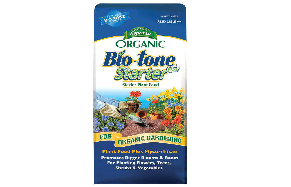 Espoma Organic Bio-Tone Starter Plus 4-3-3 Natural & Organic Starter Plant Food with Both Endo & Ecto Mycorrhizae; 4 lb. Bag; The Ultimate