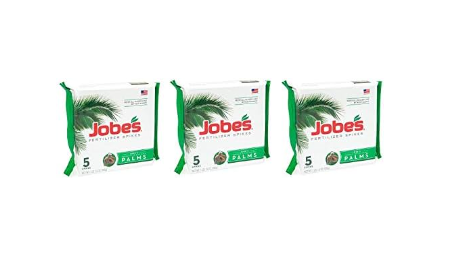 Jobe’s Palm Tree Fertilizer Spikes 10-5-10 Time Release Fertilizer for All Outdoor Palm Trees