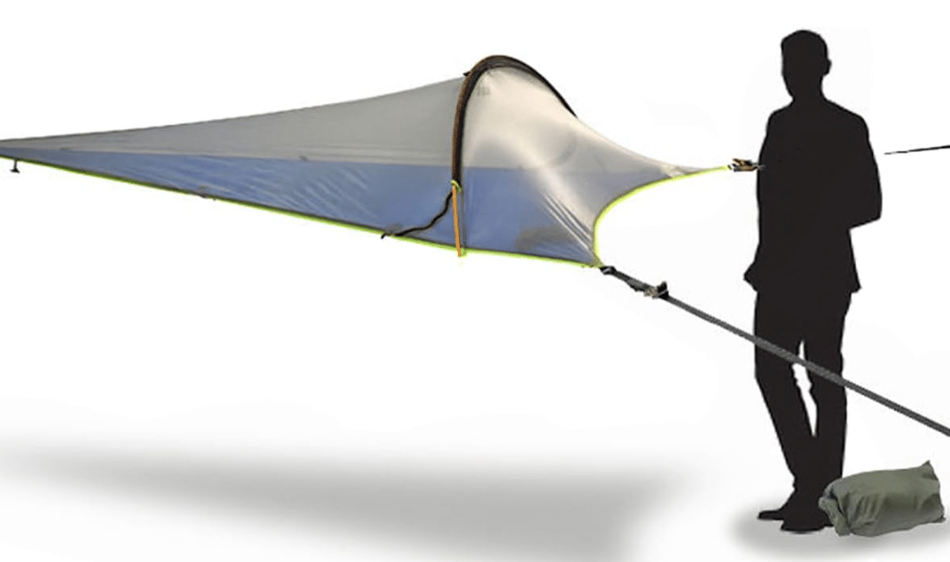 
Tentsile UNA V3 Solo Tree Tent Hammock, 1-Person Capacity, Anti-Roll System, Ratchet and Straps Included, Portable Tree House Shelter,