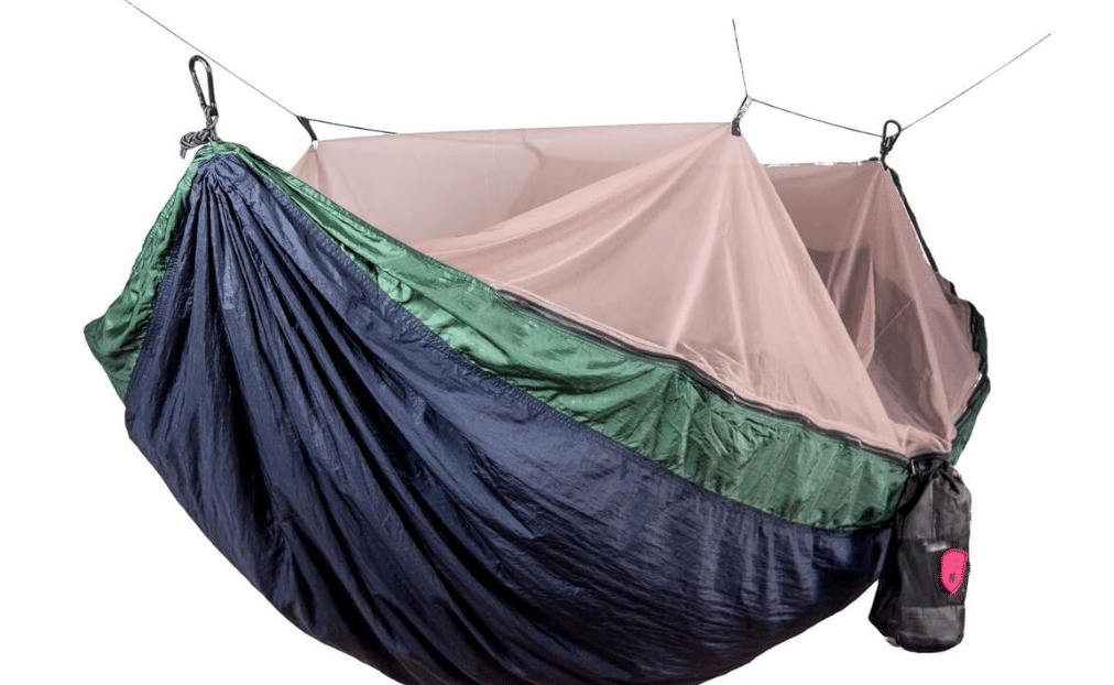 
GRAND TRUNK Skeeter Beeter Pro Camping Hammock | 400 lb capacity | Parachute nylon | Built-in mosquito net | Carabiners & hanging kit included