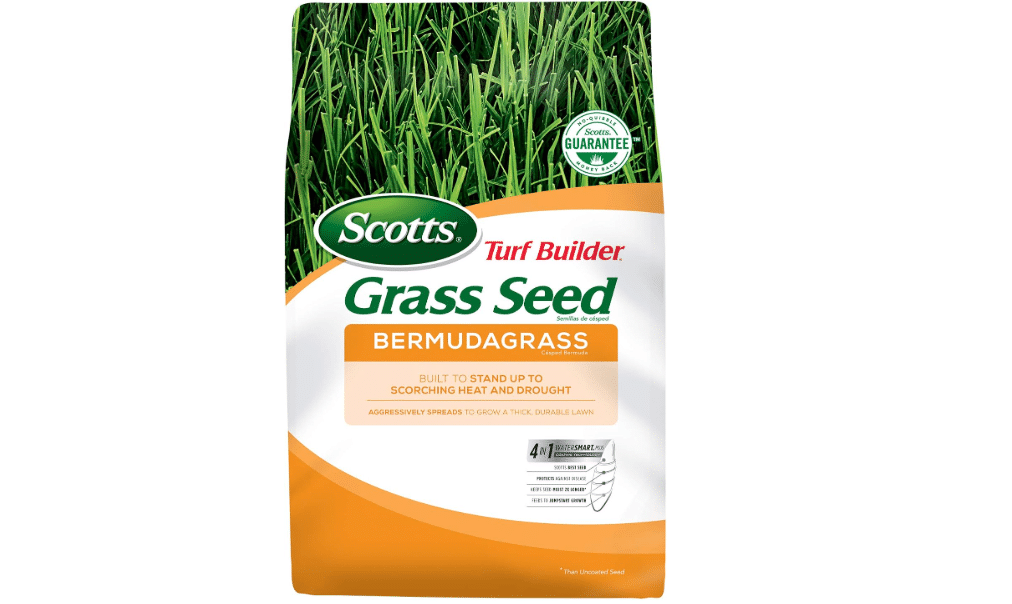  Scotts Turf Builder Grass Seed Bermudagrass - 1 lb., Use in Full Sun, High Drought Resistance, Seed New Lawn or Overseed Existing Lawn, Seeds