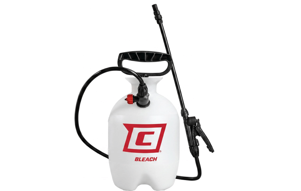 CHAPIN 20075 1-Gallon Bleach Pump Sprayer for Cleaning & Disinfecting | Made for bleach and cleaning solutions, with compatible seals