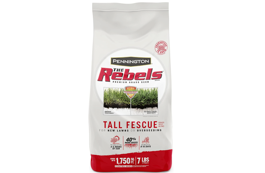 Pennington The Rebels Tall Fescue Grass Seeds for Lawn, 7 lb | Grass Seed Shade, Shade Tolerant Grass, 4 to 6 Hours of Sunlight, Heavy Traffic