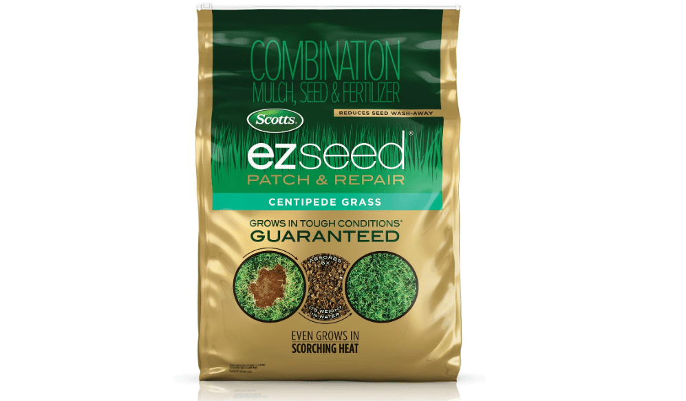 Scotts EZ Seed Patch and Repair Centipede Grass, 20 lb. - Combination Mulch, Seed, and Fertilizer - Tackifier Reduces Seed Wash-Away - Covers