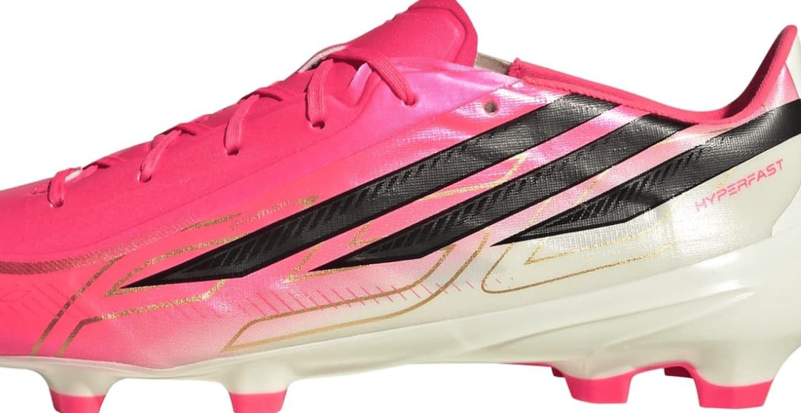 adidas Mens F50 Hyperfast League Firm Ground Sneakers Shoes - Pink